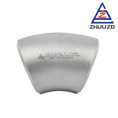45 Degree 304L 3'' Sch40 ANSI B16.9 Stainless Steel Pipe Elbows