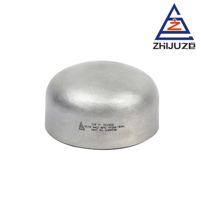 Stainless Steel Buttweld Caps ASME ANSI B16.9 316L Shotblasting