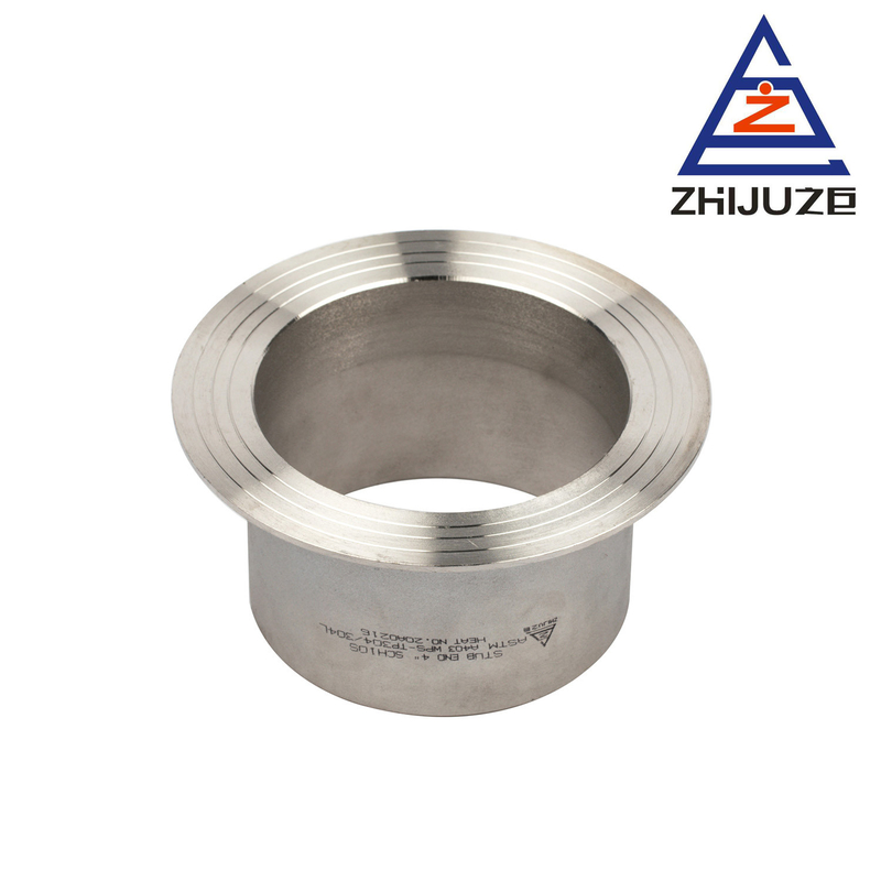 Shotblasting ISO9001 304L Welding SS Stub End Pipe Fitting