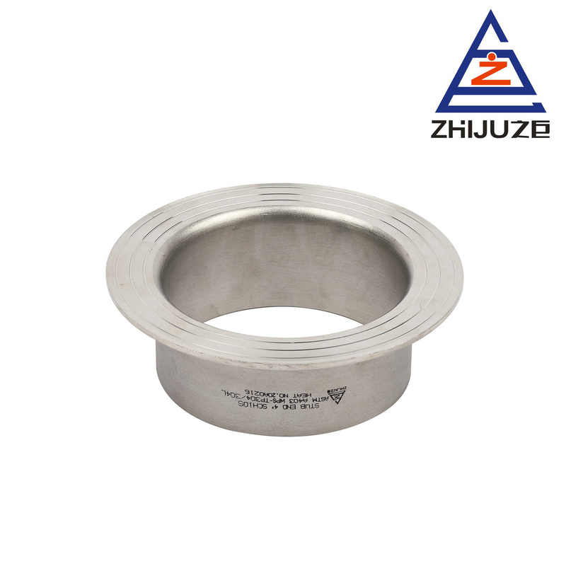 ISO9001 ASTM A234 Stainless Steel Stub End Shotblasting