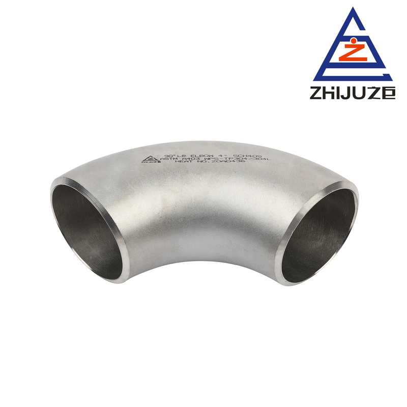 Stainless Steel ASTM A182 304 316L Long Radius Welded 90 Degree Elbow