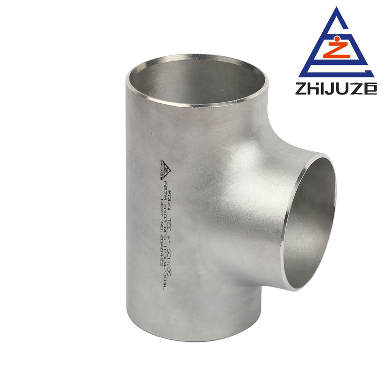 Oil Gas Industry Stainless Steel 304 Sch40 1 Inch Butt Weld Equal Tee