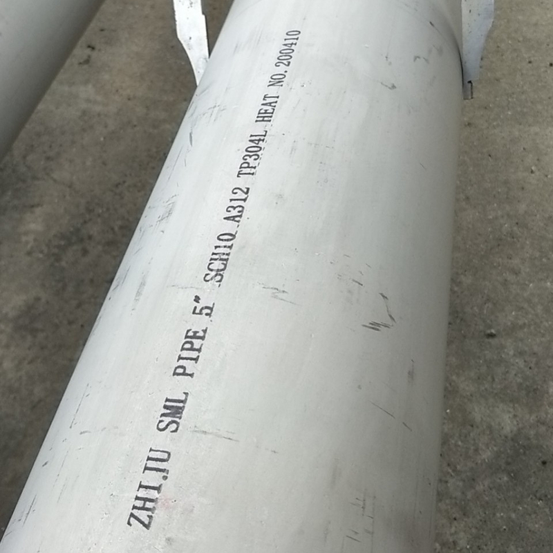304 316L Seamless Stainless Steel SS Welded Pipe ASME B16.9